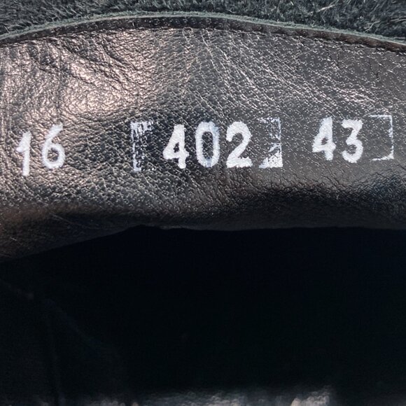 Vittorio Virgili Black Made in Italy Leather Shoes Size 43 US 10 - Picture 11 of 11